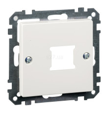 Лицьова панель розетки RJ45 Schneider Electric MTN291519 Merten System M, полярно-білий, пластик, для врізного монтажу