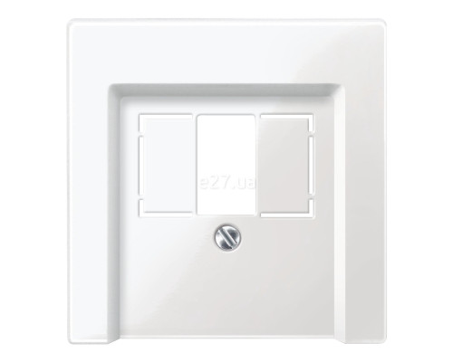 Лицьова панель Schneider Electric MTN296019 Merten System M, полярно-білий, пластик