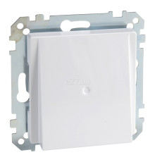 Лицьова панель телефонної розетки Schneider Electric MTN296825 Merten System M, активний білий, пластик