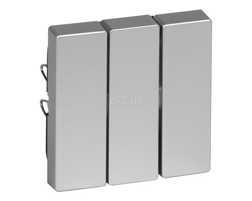Лицьова панель вимикача Schneider Electric MTN311960 Merten System M, алюміній, пластик