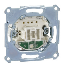 Вимикач 1-клавішний Schneider Electric MTN3131-0000 Merten QuickFlex, з підсвіткою, для врізного монтажу