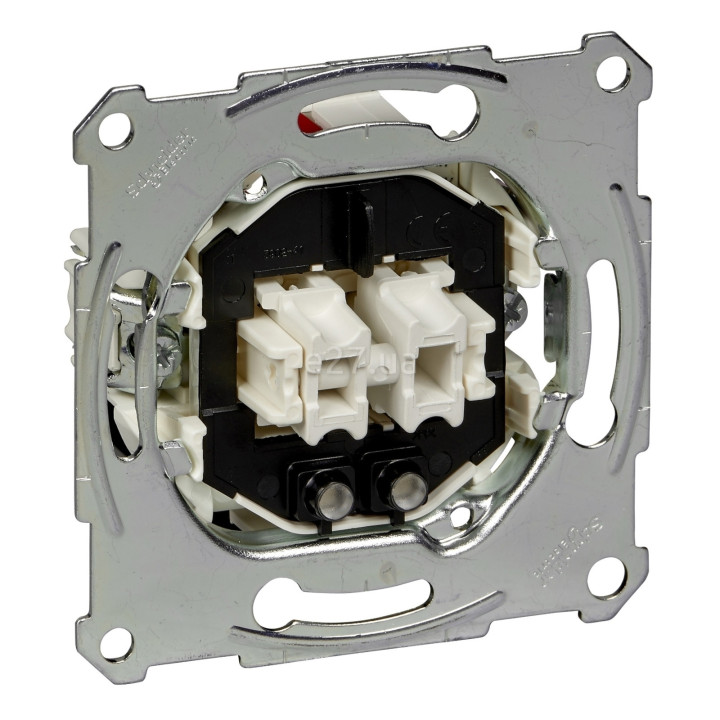 Вимикач 2-клавішний Schneider Electric MTN3135-0000 Merten QuickFlex, з підсвіткою, для врізного монтажу · Schneider Electric · schneider-electric-mtn3135-0000