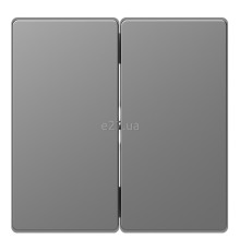 Лицьова панель вимикача Schneider Electric MTN3400-6036 Merten D-Life, нержавіюча сталь, пластик