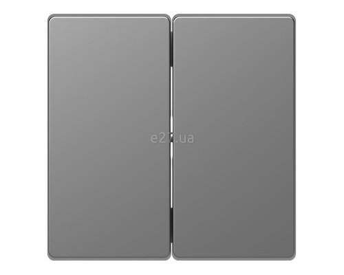 Лицьова панель вимикача Schneider Electric MTN3400-6036 Merten D-Life, нержавіюча сталь, пластик