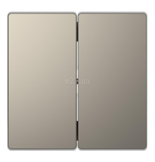 Лицьова панель вимикача Schneider Electric MTN3400-6050 Merten D-Life, нікель, метал