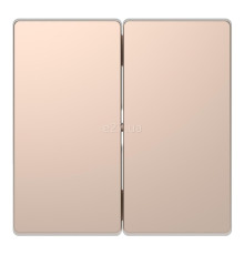 Лицьова панель вимикача Schneider Electric MTN3400-6051 Merten D-Life, шампань, метал
