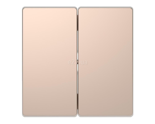 Лицьова панель вимикача Schneider Electric MTN3400-6051 Merten D-Life, шампань, метал