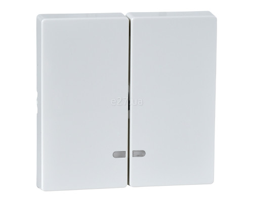 Лицьова панель вимикача Schneider Electric MTN3420-0319 Merten System M, полярно-білий, пластик