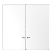 Лицьова панель вимикача Schneider Electric MTN3420-6035 Merten D-Life, білий лотос, пластик