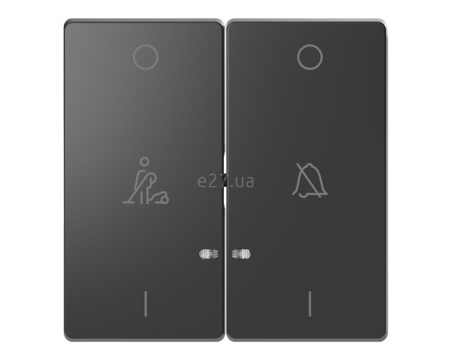 Лицьова панель вимикача Schneider Electric MTN3429-6034 Merten D-Life, антрацит, пластик