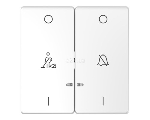 Лицьова панель вимикача Schneider Electric MTN3429-6035 Merten D-Life, білий лотос, пластик