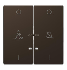 Лицьова панель вимикача Schneider Electric MTN3429-6052 Merten D-Life, мокко, метал