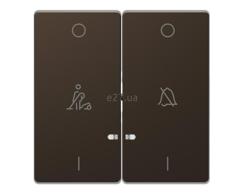 Лицьова панель вимикача Schneider Electric MTN3429-6052 Merten D-Life, мокко, метал