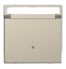 Лицьова панель карткового вимикача Schneider Electric MTN3854-6033 Merten D-Life, сахара, пластик