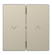 Лицьова панель вимикача для жалюзі Schneider Electric MTN3855-6033 Merten D-Life, сахара, пластик
