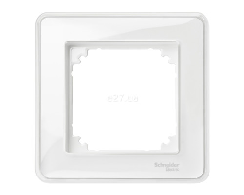 Рамка 1 пост Schneider Electric MTN4010-3500 Merten System M-Creativ, прозорий, пластик