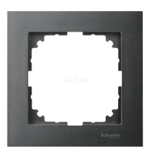 Рамка 1 пост Schneider Electric MTN4010-3614 Merten System M-Pure, антрацит, пластик
