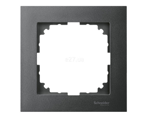 Рамка 1 пост Schneider Electric MTN4010-3614 Merten System M-Pure, антрацит, пластик