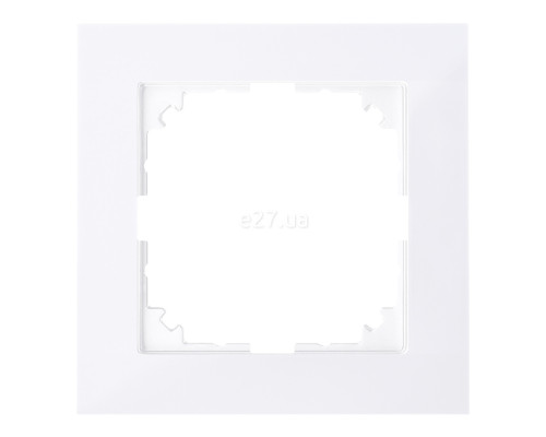 Рамка 1 пост Schneider Electric MTN4010-3625 Merten System M-Pure, активний білий, пластик