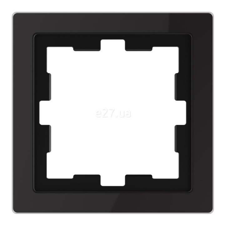 Рамка 1 пост Schneider Electric MTN4010-6503 Merten D-Life, чорний онікс, скло · Schneider Electric · schneider-electric-mtn4010-6503