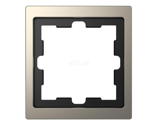 Рамка 1 пост Schneider Electric MTN4010-6550 Merten D-Life, нікель, метал
