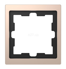 Рамка 1 пост Schneider Electric MTN4010-6551 Merten D-Life, шампань, метал
