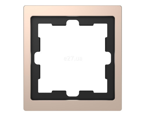 Рамка 1 пост Schneider Electric MTN4010-6551 Merten D-Life, шампань, метал