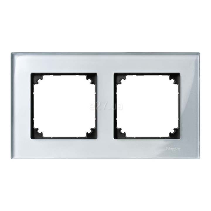 Рамка 2 поста Schneider Electric MTN4020-3260 Merten System M-Elegance, алмаз, скло · Schneider Electric · schneider-electric-mtn4020-3260