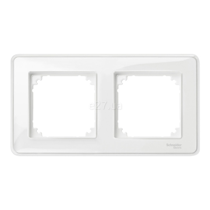 Рамка 2 поста Schneider Electric MTN4020-3500 Merten System M-Creativ, прозорий, пластик · Schneider Electric · schneider-electric-mtn4020-3500