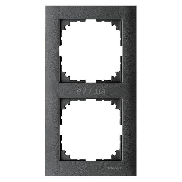 Рамка 2 поста Schneider Electric MTN4020-3614 Merten System M-Pure, антрацит, пластик · Schneider Electric · schneider-electric-mtn4020-3614