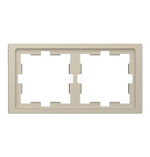 Рамка 2 поста Schneider Electric MTN4020-6533 Merten D-Life, сахара, пластик