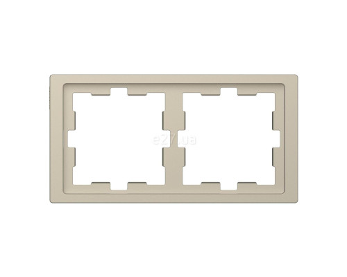 Рамка 2 поста Schneider Electric MTN4020-6533 Merten D-Life, сахара, пластик