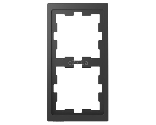 Рамка 2 поста Schneider Electric MTN4020-6534 Merten D-Life, антрацит, пластик