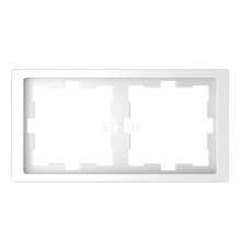 Рамка 2 поста Schneider Electric MTN4020-6535 Merten D-Life, білий лотос, пластик