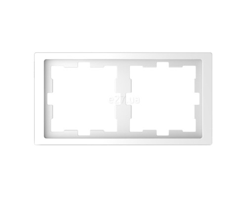 Рамка 2 поста Schneider Electric MTN4020-6535 Merten D-Life, білий лотос, пластик