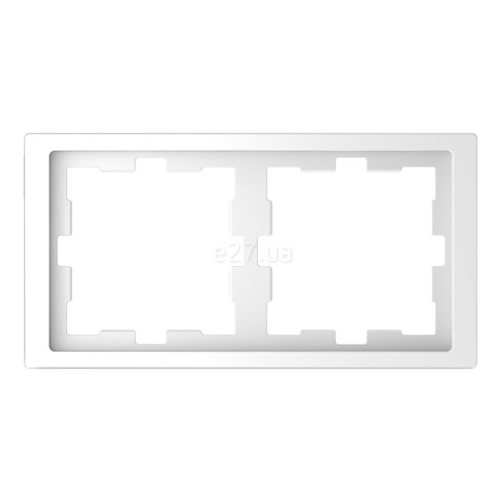 Рамка 2 поста Schneider Electric MTN4020-6535 Merten D-Life, білий лотос, пластик · Schneider Electric · schneider-electric-mtn4020-6535
