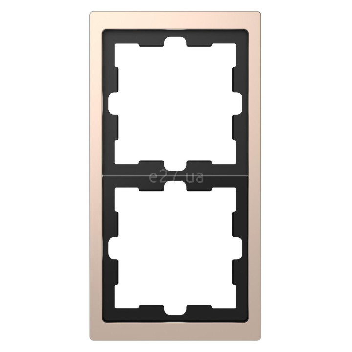 Рамка 2 поста Schneider Electric MTN4020-6551 Merten D-Life, шампань, метал · Schneider Electric · schneider-electric-mtn4020-6551