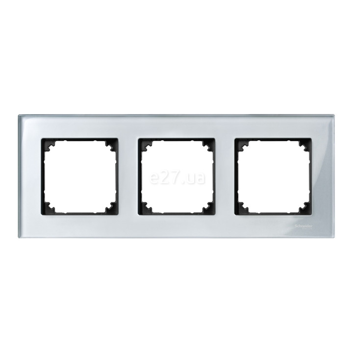 Рамка 3 поста Schneider Electric MTN4030-3260 Merten System M-Elegance, алмаз, скло · Schneider Electric · schneider-electric-mtn4030-3260