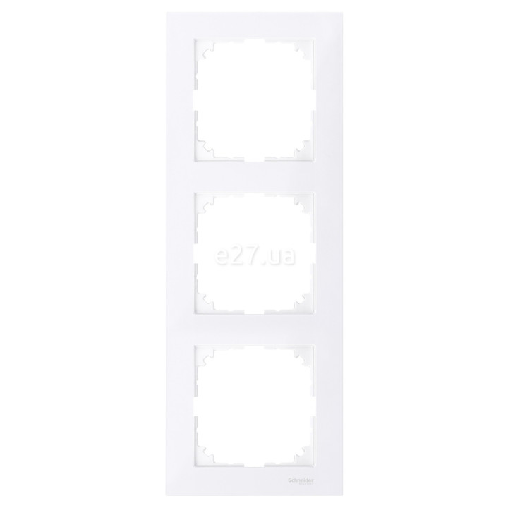 Рамка 3 поста Schneider Electric MTN4030-3625 Merten System M-Pure, активний білий, пластик · Schneider Electric · schneider-electric-mtn4030-3625