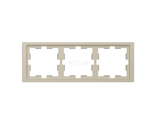 Рамка 3 поста Schneider Electric MTN4030-6533 Merten D-Life, сахара, пластик