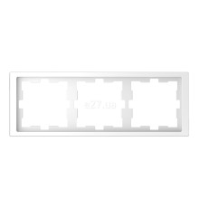 Рамка 3 поста Schneider Electric MTN4030-6535 Merten D-Life, білий лотос, пластик
