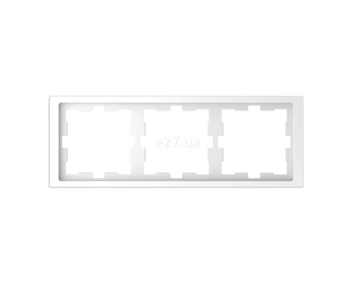 Рамка 3 поста Schneider Electric MTN4030-6535 Merten D-Life, білий лотос, пластик