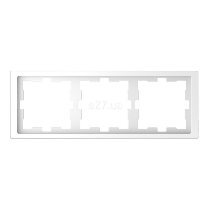 Рамка 3 поста Schneider Electric MTN4030-6535 Merten D-Life, білий лотос, пластик · Schneider Electric · schneider-electric-mtn4030-6535