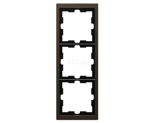 Рамка 3 поста Schneider Electric MTN4030-6552 Merten D-Life, мокко, метал