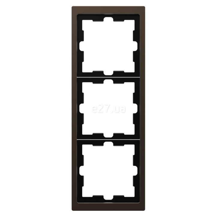 Рамка 3 поста Schneider Electric MTN4030-6552 Merten D-Life, мокко, метал · Schneider Electric · schneider-electric-mtn4030-6552