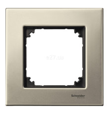 Рамка 1 пост Schneider Electric MTN403105 Merten System M-Elegance, титан, метал