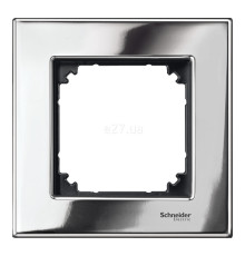 Рамка 1 пост Schneider Electric MTN403139 Merten System M-Elegance, хром, метал