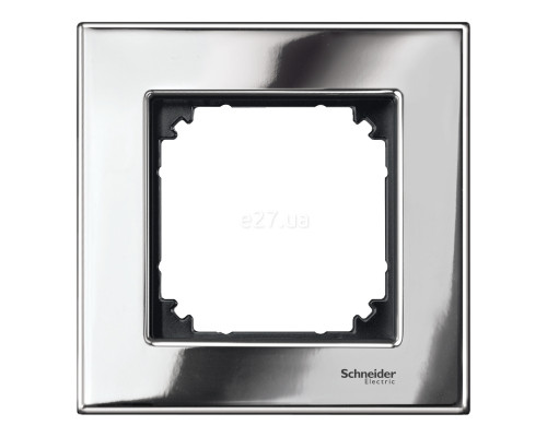 Рамка 1 пост Schneider Electric MTN403139 Merten System M-Elegance, хром, метал