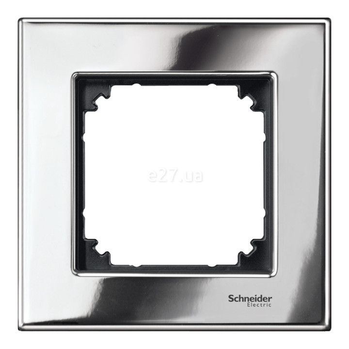 Рамка 1 пост Schneider Electric MTN403139 Merten System M-Elegance, хром, метал · Schneider Electric · schneider-electric-mtn403139