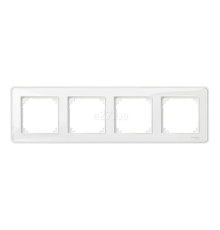Рамка 4 поста Schneider Electric MTN4040-3500 Merten System M-Creativ, прозорий, пластик